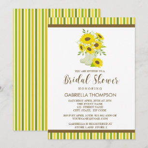 Zonnebloemen in de hondenbridal van Rain Boots Kaart