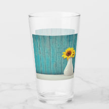 Zonnebloemen in een vaas