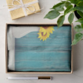 Zonnebloemen in een vaas tissuepapier (Geschenk)