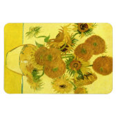 Zonnebloemen in een Vase Van Gogh Fine Art Magneet (Horizontaal)