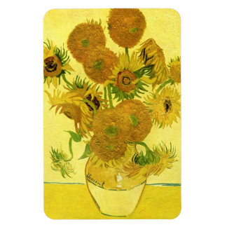 Zonnebloemen in een Vase Van Gogh Fine Art Magneet
