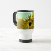 Zonnebloemen in een Vase Van Gogh Fine Art Reisbeker (Voorkant links)