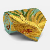 Zonnebloemen in een Vase Van Gogh Fine Art Stropdas (Opgerold)