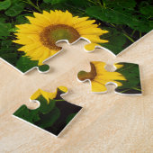 Zonnebloemen in Fargo, North Dakota Legpuzzel (Zijkant)