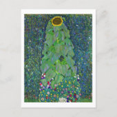 Zonnebloemen in Garden Gustav Klimt Briefkaart (Voorkant)
