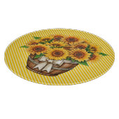 Zonnebloemen in Geel Snijplank (Hoek)