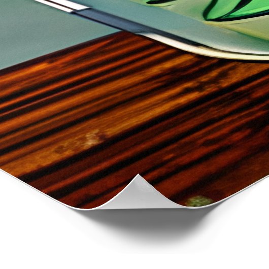  zonnebloemen in glazen vazen poster (Hoek)