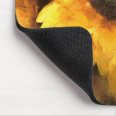 Zonnebloemen in glorieuze kleur muismat (Hoek)