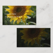 Zonnebloemen in het veld visitekaartje (Voorkant / Achterkant)