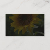 Zonnebloemen in het veld visitekaartje (Achterkant)