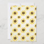  Zonnebloemen in Mason Jar Vrijgezellenfeest Kaart (Achterkant)