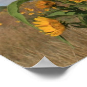 Zonnebloemen in Minnesota Poster (Hoek)