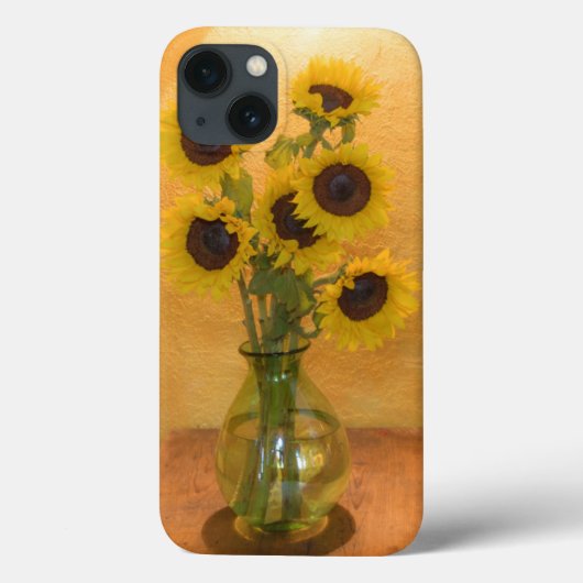 Zonnebloemen in vaas op tabel 2 Case-Mate iPhone case (Achterkant)