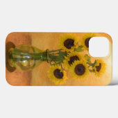 Zonnebloemen in vaas op tabel 2 Case-Mate iPhone case (Achterkant (horizontaal))