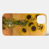 Zonnebloemen in vaas op tabel 2 Case-Mate iPhone case (Achterkant (horizontaal))