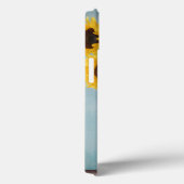 Zonnebloemen in vaas op tafel Case-Mate iPhone case (Achterkant / Rechts)