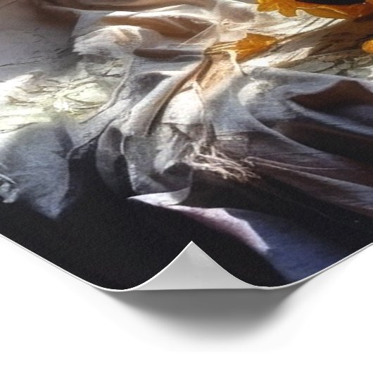 Zonnebloemen in Vase Window Sill Scene #SFW1016 Poster (Hoek)