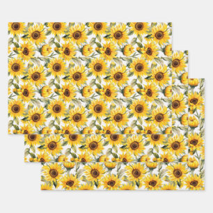 Zonnebloemen Inpakpapier Vel