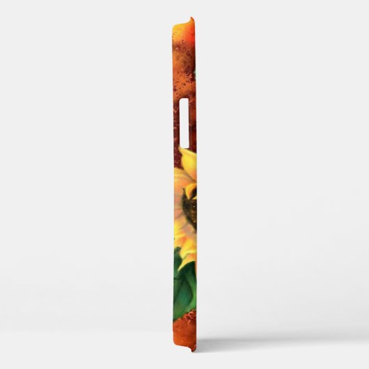 Zonnebloemen iPhone Case (Achterkant / Rechts)