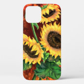 Zonnebloemen iPhone Case (Achterkant)