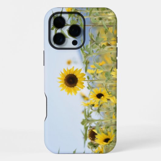 Zonnebloemen iPhone hoesje (Achterkant)