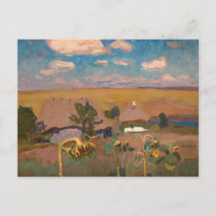 Zonnebloemen Jan Stanisławski Briefkaart