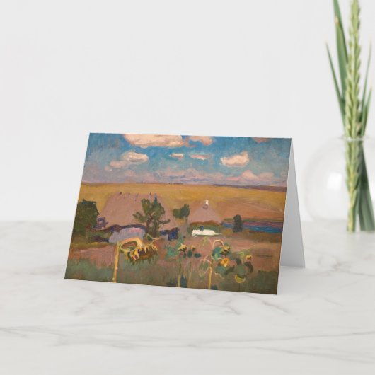 Zonnebloemen | Jan Stanisławski Kaart (Voorkant)