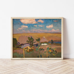 Zonnebloemen   Jan Stanisławski Poster