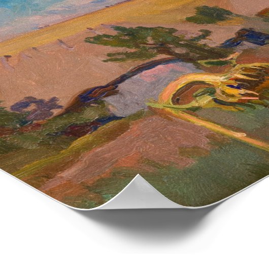 Zonnebloemen | Jan Stanisławski Poster (Hoek)