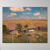 Zonnebloemen | Jan Stanisławski Poster (Voorkant)