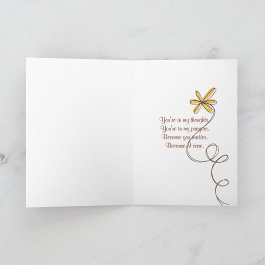 Zonnebloemen Kaart (Binnen)