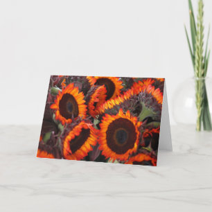 zonnebloemen kaart