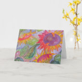 "Zonnebloemen " Kaart (Gele Bloem)