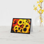 Zonnebloemen Kaart (Gele Bloem)