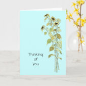 Zonnebloemen Kaart (Gele Bloem)