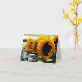 Zonnebloemen Kaart (Gele Bloem)