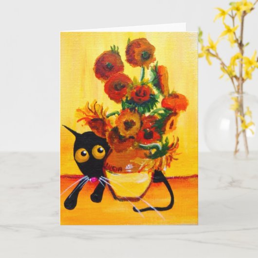 Zonnebloemen Kaart (Gele Bloem)