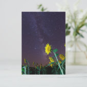 Zonnebloemen Kaart (Staand voorkant)