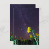 Zonnebloemen Kaart (Voorkant / Achterkant)