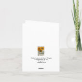 Zonnebloemen Kaart (Achterkant)