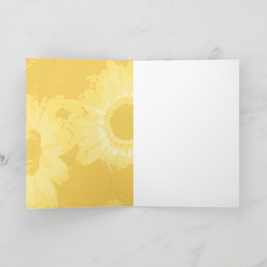 Zonnebloemen Kaart (Binnen)