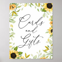 Zonnebloemen Kaarten en Cadeaus Bord