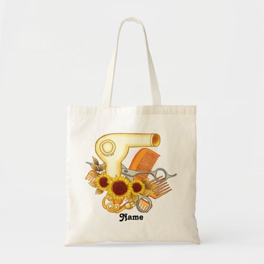 Zonnebloemen Kapster Tote Bag (Voorkant)