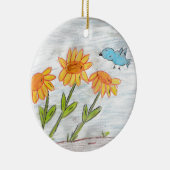 Zonnebloemen Keramisch Ornament (Rechts)