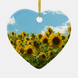 Zonnebloemen Keramisch Ornament