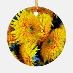 Zonnebloemen Keramisch Ornament