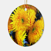 Zonnebloemen Keramisch Ornament (Links)