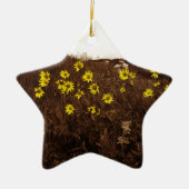 Zonnebloemen Keramisch Ornament (Voorkant)