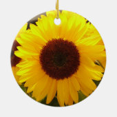 Zonnebloemen Keramisch Ornament (Achterkant)