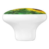 Zonnebloemen Keramische Knop (Zijkant)